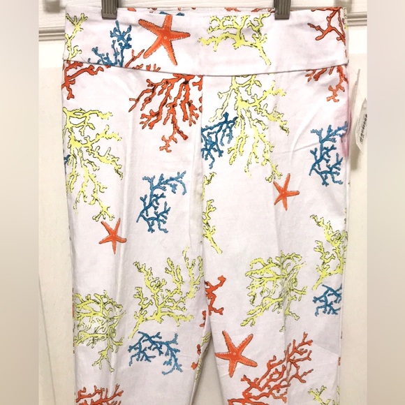 NWT Crazy Larry Ankle Pants in Multi Reef - Picture 11 of 16